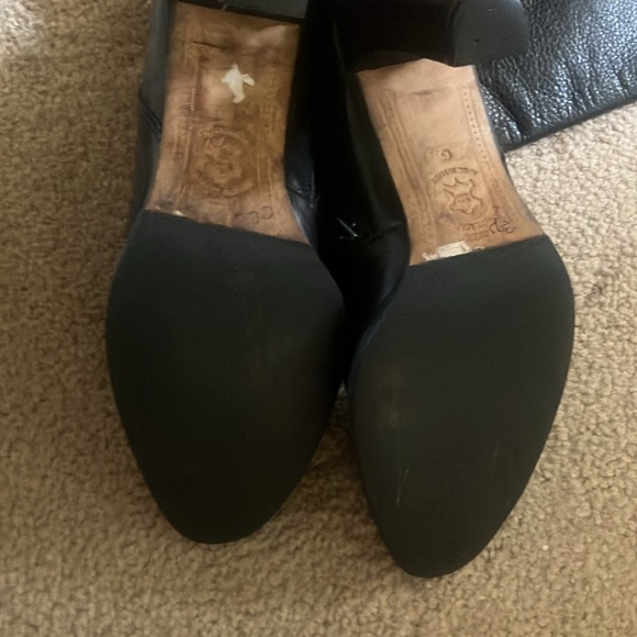 JCrew Tall black leather boots size 6 Narrow calf - Picture 12 of 14